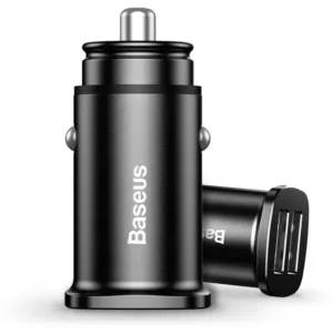 Incarcator auto Baseus Metal QC3.0 2 x USB total o- CCALL-DS01